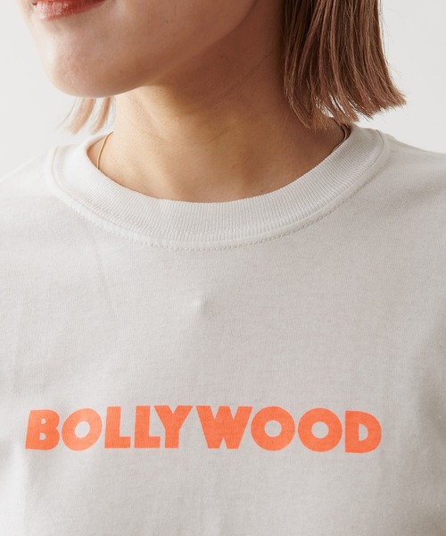 Omekashi（オメカシ）の「ベナレス BOLLYWOODロングTシャツ（Tシャツ/カットソー・レディース・オフホワイト/アイボリー/ホワイト・FREE）」の4枚目の写真