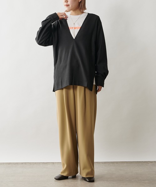 Omekashi（オメカシ）の「ベナレス BOLLYWOODロングTシャツ（Tシャツ/カットソー・レディース・オフホワイト/アイボリー/ホワイト・FREE）」の16枚目の写真
