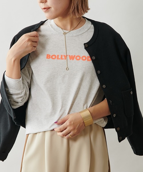 Omekashi（オメカシ）の「ベナレス BOLLYWOODロングTシャツ（Tシャツ/カットソー・レディース・オフホワイト/アイボリー/ホワイト・FREE）」の15枚目の写真