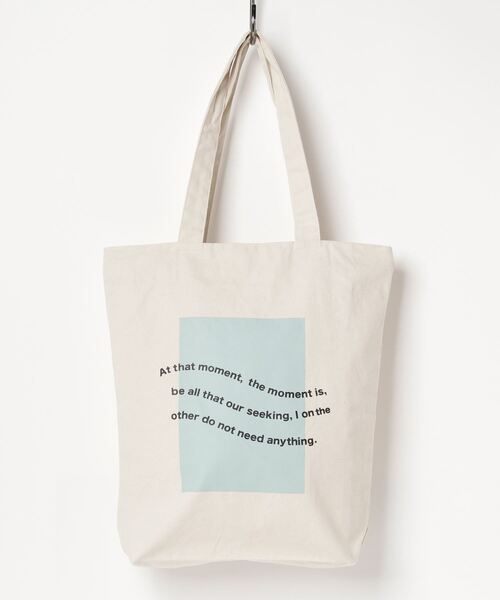 Per sist ence（パーシエンス）の「新柄入荷/ファスナー付きグラフィックA4トートバッグ（トートバッグ・レディース・ネイビー/オフホワイト/グレー/アイボリー/ホワイト系その他2/ホワイト系その他/グリーン/ブルー/ベージュ/ホワイト系/ラベンダー/ホワイト系2/ホワイト系1/ホワイト系3/ブラック/ブラック系1/P/O/N/L/K/J/E/D/M/Q/S/R/T/U・FREE）」の16枚目の写真