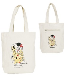 新柄入荷/ファスナー付きグラフィックA4トートバッグ