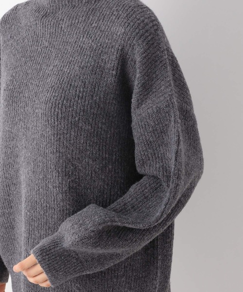 LEPSIM（レプシィム）の「5ゲージ畦袖ボリュームプルオーバー　219652（ニット/セーター・レディース・イエロー/ブルー/モカ/チャコールグレー・FREE）」の13枚目の写真