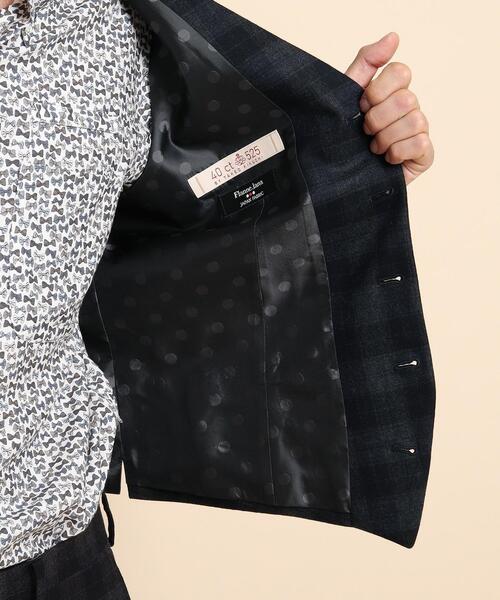 40ct&525(フォーティーカラッツアンドゴーニーゴ)の「【Sサイズ~】フラノチェック ベスト(スーツベスト・メンズ・グレー系その他/ブラック系1・01/02/03/04)」の15枚目の写真