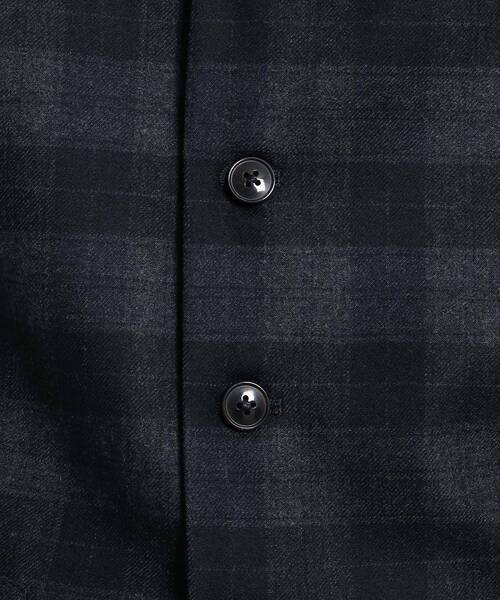 40ct&525(フォーティーカラッツアンドゴーニーゴ)の「【Sサイズ~】フラノチェック ベスト(スーツベスト・メンズ・グレー系その他/ブラック系1・01/02/03/04)」の16枚目の写真