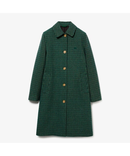 LACOSTE(ラコステ)の「クラッシックウール混ステンカラーコート(ステンカラーコート・レディース・ブラック/グリーン・40/38/36/34)」の7枚目の写真