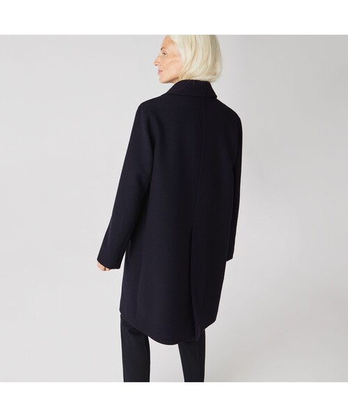 LACOSTE(ラコステ)の「クラッシックウール混ステンカラーコート(ステンカラーコート・レディース・ブラック/グリーン・40/38/36/34)」の11枚目の写真