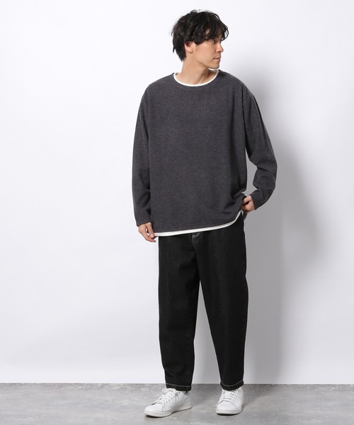 LAKOLE（ラコレ）の「TRフリースレイヤードプルオーバー / 239585（Tシャツ/カットソー・メンズ・ベージュ/ネイビー/ロイヤルブルー/チャコール・MEDIUM/LARGE/X-LARGE）」の5枚目の写真