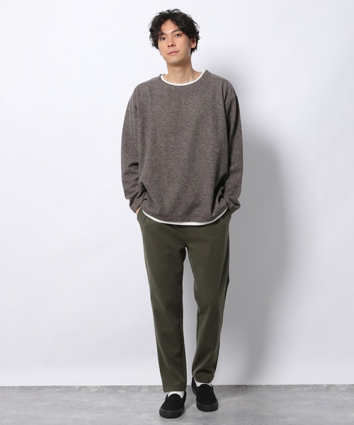 LAKOLE（ラコレ）の「TRフリースレイヤードプルオーバー / 239585（Tシャツ/カットソー・メンズ・ベージュ/ネイビー/ロイヤルブルー/チャコール・MEDIUM/LARGE/X-LARGE）」の11枚目の写真