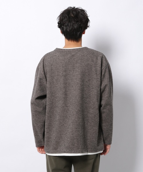 LAKOLE（ラコレ）の「TRフリースレイヤードプルオーバー / 239585（Tシャツ/カットソー・メンズ・ベージュ/ネイビー/ロイヤルブルー/チャコール・MEDIUM/LARGE/X-LARGE）」の15枚目の写真