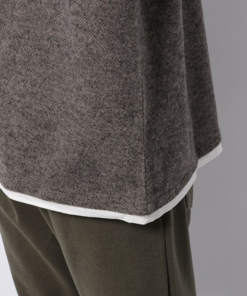 LAKOLE（ラコレ）の「TRフリースレイヤードプルオーバー / 239585（Tシャツ/カットソー・メンズ・ベージュ/ネイビー/ロイヤルブルー/チャコール・MEDIUM/LARGE/X-LARGE）」の7枚目の写真