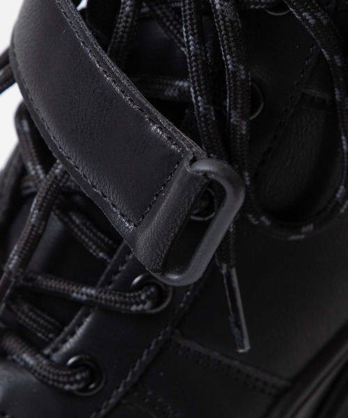 WEGO（ウィゴー）の「WEGO/ベルト付キハイカットスニーカー（スニーカー・レディース・ブラック/ホワイト・MEDIUM/LARGE）」の8枚目の写真