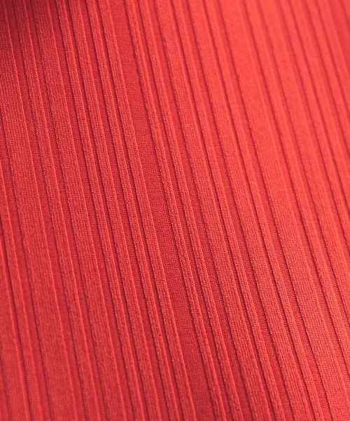 rectangle(レクタングル)の「ランダムリブカットソー(Tシャツ/カットソー・レディース・アイボリー/ブラック/レッド・FREE)」の17枚目の写真