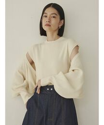 COTORICA | ニットボレロ×フレンチスリーブニット(ニット/セーター)