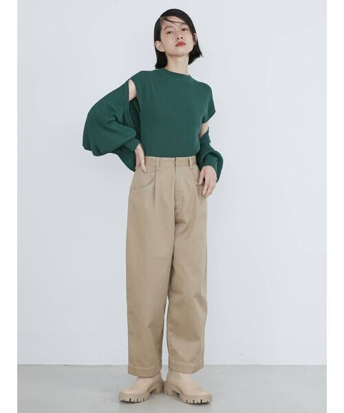 COTORICA(コトリカ)の「ニットボレロ×フレンチスリーブニット(ニット/セーター・レディース・オフホワイト/グリーン/ブラック/アイボリー・FREE)」の17枚目の写真