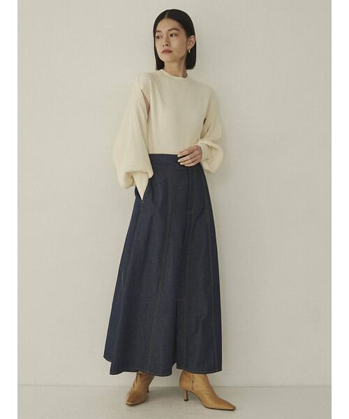 COTORICA(コトリカ)の「ニットボレロ×フレンチスリーブニット(ニット/セーター・レディース・オフホワイト/グリーン/ブラック/アイボリー・FREE)」の5枚目の写真