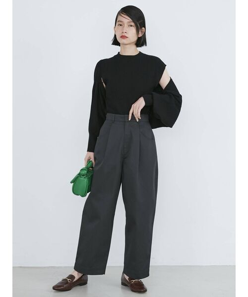 COTORICA(コトリカ)の「ニットボレロ×フレンチスリーブニット(ニット/セーター・レディース・オフホワイト/グリーン/ブラック/アイボリー・FREE)」の18枚目の写真