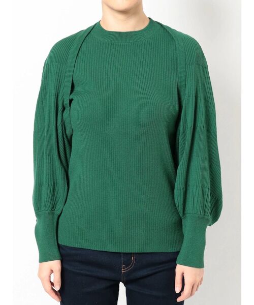 COTORICA(コトリカ)の「ニットボレロ×フレンチスリーブニット(ニット/セーター・レディース・オフホワイト/グリーン/ブラック/アイボリー・FREE)」の19枚目の写真