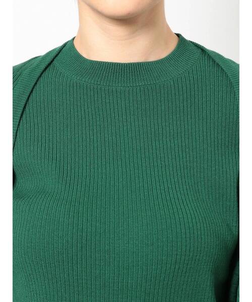 COTORICA(コトリカ)の「ニットボレロ×フレンチスリーブニット(ニット/セーター・レディース・オフホワイト/グリーン/ブラック/アイボリー・FREE)」の10枚目の写真