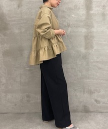 BEARDSLEY | 綿麻ティアードシャツ(シャツ/ブラウス)