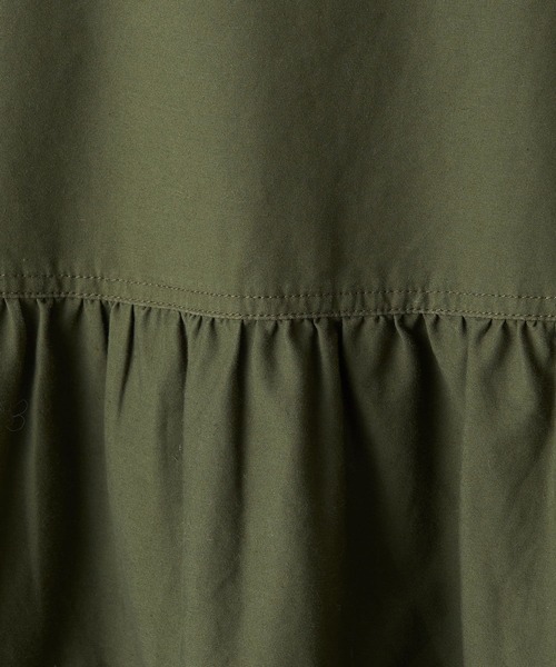 BEARDSLEY（ビアズリー）の「綿麻ティアードシャツ（シャツ/ブラウス・レディース・カーキ/ベージュ・FREE）」の9枚目の写真