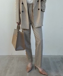 Herringbone check パンツ