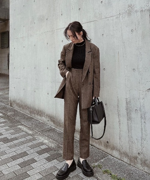 ACYM（アシーム）の「Herringbone check パンツ（その他パンツ）」 - WEAR