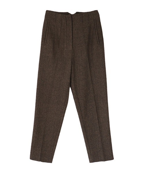 ACYM（アシーム）の「Herringbone check パンツ（その他パンツ・レディース・ベージュ/ブラウン・SMALL/MEDIUM）」の5枚目の写真