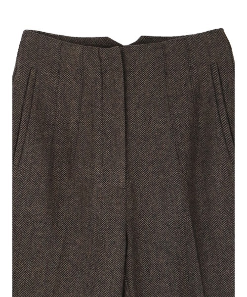 ACYM（アシーム）の「Herringbone check パンツ（その他パンツ・レディース・ベージュ/ブラウン・SMALL/MEDIUM）」の6枚目の写真