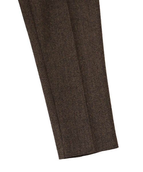 ACYM（アシーム）の「Herringbone check パンツ（その他パンツ・レディース・ベージュ/ブラウン・SMALL/MEDIUM）」の9枚目の写真