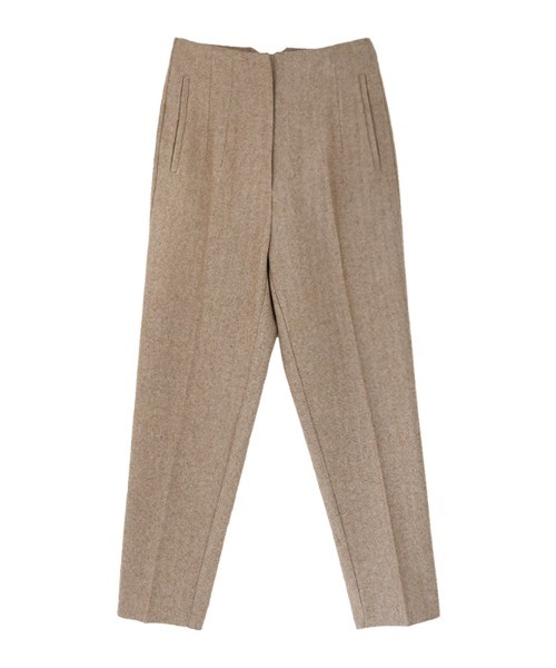 ACYM（アシーム）の「Herringbone check パンツ（その他パンツ・レディース・ベージュ/ブラウン・SMALL/MEDIUM）」の3枚目の写真