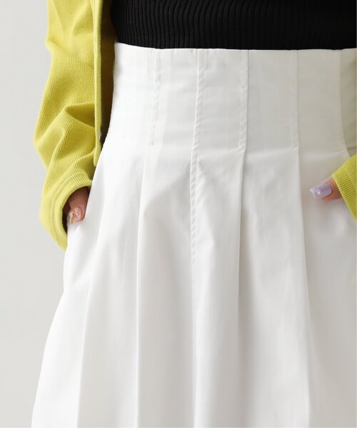 RAY CASSIN（レイカズン）の「ウエストタックロングフレアスカート（スカート・レディース・ブラック/オフホワイト/ベージュ・FREE）」の22枚目の写真