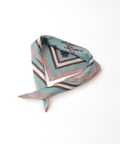 Simplicite(サンプリシテ)の「Assortスカーフ1(ストール/ショール・レディース・ネイビー/イエロー/ブルー系その他・FREE)」の2枚目の写真