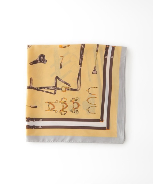 Simplicite(サンプリシテ)の「Assortスカーフ1(ストール/ショール・レディース・ネイビー/イエロー/ブルー系その他・FREE)」の4枚目の写真