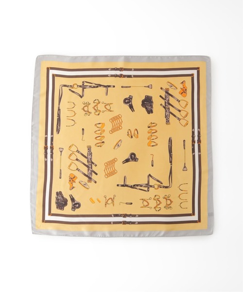 Simplicite(サンプリシテ)の「Assortスカーフ1(ストール/ショール・レディース・ネイビー/イエロー/ブルー系その他・FREE)」の5枚目の写真