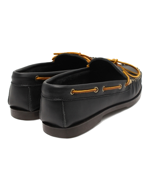 Minnetonka（ミネトンカ）の「 MINNETONKA / キャンプモカシン（モカシン/デッキシューズ・メンズ・ライトブラウン/ブラック・8.5inch/8inch/9inch/7.5inch/9.5inch）」の4枚目の写真
