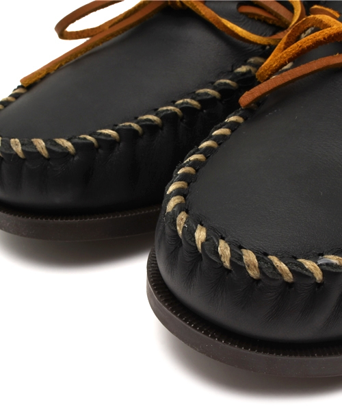 Minnetonka（ミネトンカ）の「 MINNETONKA / キャンプモカシン（モカシン/デッキシューズ・メンズ・ライトブラウン/ブラック・8.5inch/8inch/9inch/7.5inch/9.5inch）」の10枚目の写真