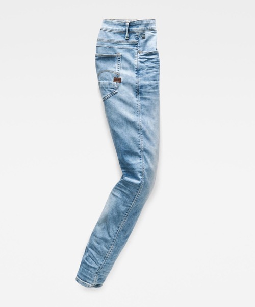 G-STAR(ジースター)の「D-STAQ 5-POCKET SLIM JEANS/スリムテーパードジーンズ(デニムパンツ・メンズ・ライトインディゴブルー・28/32/29/30/31/30/34/30/33/30/32/30/30/32/27/30/27/32/29/32/28/30/34/32/30/30/33/32/31/32/36/30/36/32/32/32)」の7枚目の写真
