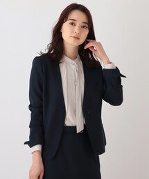index | マルチファンクションダブルクロスノーカラージャケット【WEB限定サイズ】(スーツジャケット)
