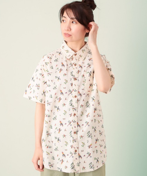 チチカカ（チチカカ）の「【ユニセックス】総柄プリントシャツ（シャツ/ブラウス・メンズ・その他1/その他2・MEDIUM/LARGE）」の2枚目の写真