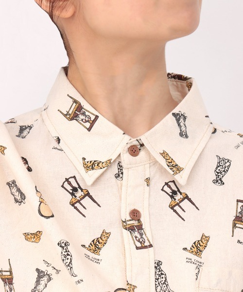 チチカカ（チチカカ）の「【ユニセックス】総柄プリントシャツ（シャツ/ブラウス・メンズ・その他1/その他2・MEDIUM/LARGE）」の15枚目の写真