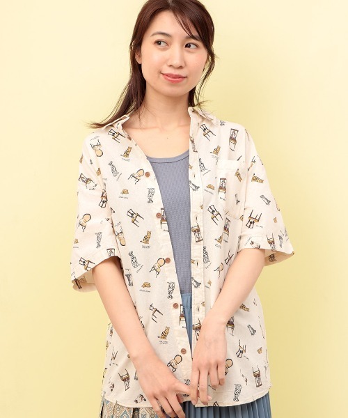 チチカカ（チチカカ）の「【ユニセックス】総柄プリントシャツ（シャツ/ブラウス・メンズ・その他1/その他2・MEDIUM/LARGE）」の8枚目の写真