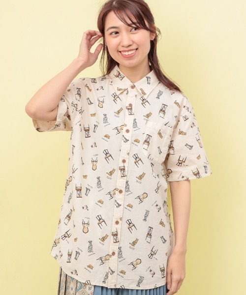 チチカカ（チチカカ）の「【ユニセックス】総柄プリントシャツ（シャツ/ブラウス・メンズ・その他1/その他2・MEDIUM/LARGE）」の9枚目の写真