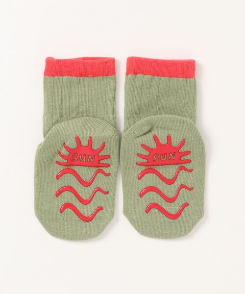 Anuenue（アヌエヌエ）の「キッズ イラスト＆ロゴ入りクルー丈ソックス（ソックス/靴下・キッズ・A/B/C/D/E/F/G/H/I/J・FREE）」の11枚目の写真