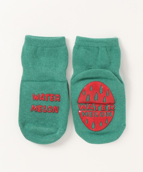 Anuenue（アヌエヌエ）の「キッズ イラスト＆ロゴ入りクルー丈ソックス（ソックス/靴下・キッズ・A/B/C/D/E/F/G/H/I/J・FREE）」の2枚目の写真