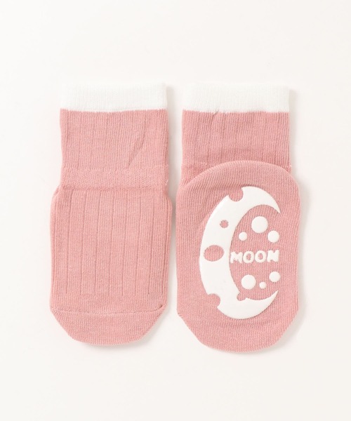 Anuenue（アヌエヌエ）の「キッズ イラスト＆ロゴ入りクルー丈ソックス（ソックス/靴下・キッズ・A/B/C/D/E/F/G/H/I/J・FREE）」の8枚目の写真