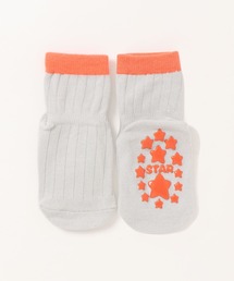 「kakko」（カッコ）の「キッズ イラスト＆ロゴ入りクルー丈ソックス（ソックス/靴下）」