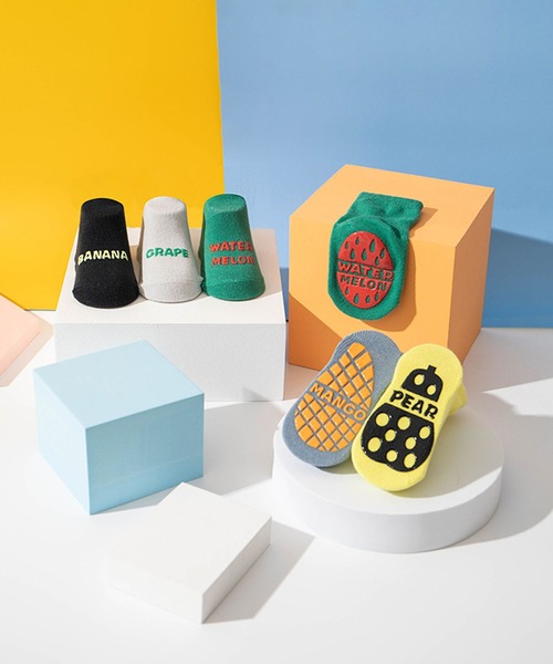 Anuenue（アヌエヌエ）の「キッズ イラスト＆ロゴ入りクルー丈ソックス（ソックス/靴下・キッズ・A/B/C/D/E/F/G/H/I/J・FREE）」の20枚目の写真