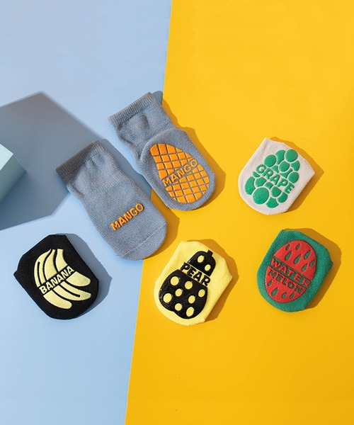 Anuenue（アヌエヌエ）の「キッズ イラスト＆ロゴ入りクルー丈ソックス（ソックス/靴下・キッズ・A/B/C/D/E/F/G/H/I/J・FREE）」の21枚目の写真