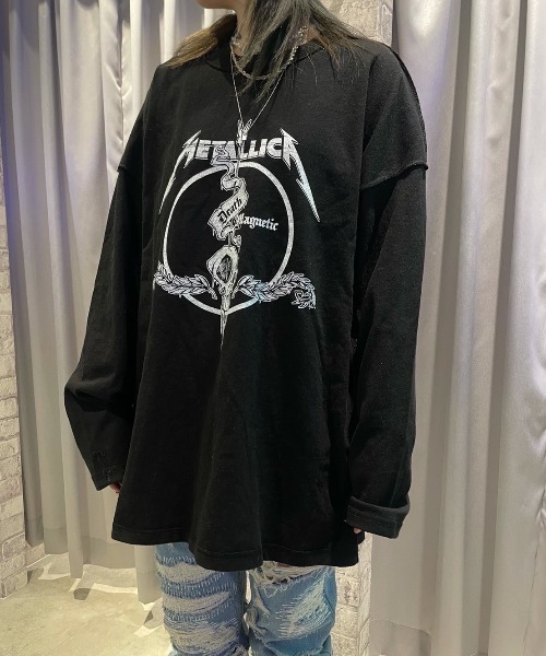 Never mind the XU】METALLICA long sleeve tee / 【ネバー