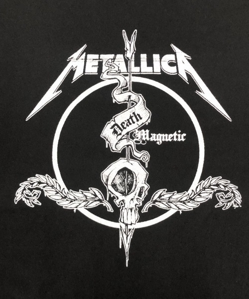 XU（エックスユー）の「【Never mind the XU】METALLICA long sleeve tee / 【ネバーマインド ザ エックスユー】メタリカロゴ長袖Tシャツ（Tシャツ/カットソー・メンズ・ホワイト/ブラック・ONE SIZE）」の17枚目の写真